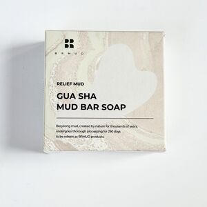 BRMUD Relief Mud Gua Sha Bar Soap - Mask 2.99 oz - New In Box